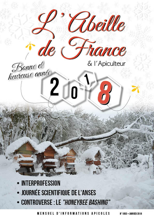 Couverture de l'Abeille de France janvier 2018