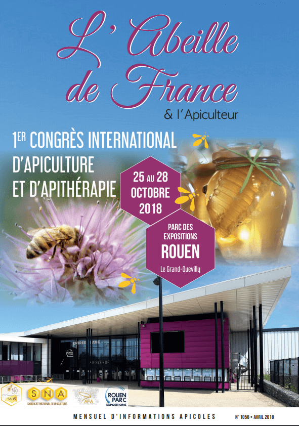 Couverture du numéro sur le 1er congrès international d'apiculture et d'apithérapie
