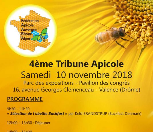 Affiche tribune apicole FAARA