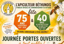 L’apiculteur Béthunois fête ses 75 ans le dimanche 27 septembre à Béthune (62)
